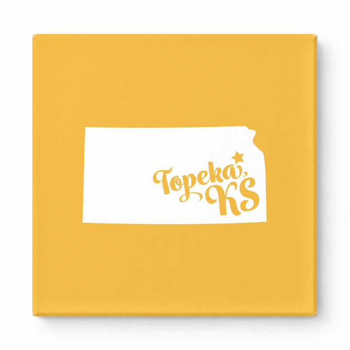 Home Sweet Topeka — Kansas State Silhouette