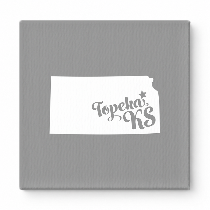 Home Sweet Topeka — Kansas State Silhouette