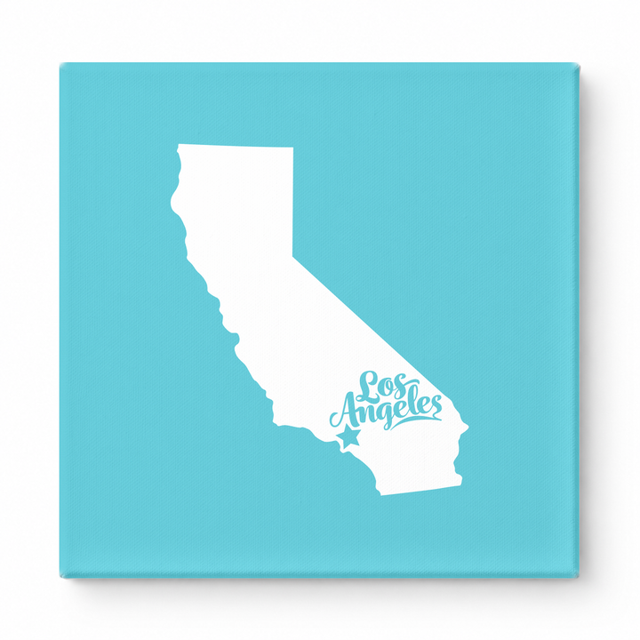 Home Sweet Los Angeles — California State Silhouette