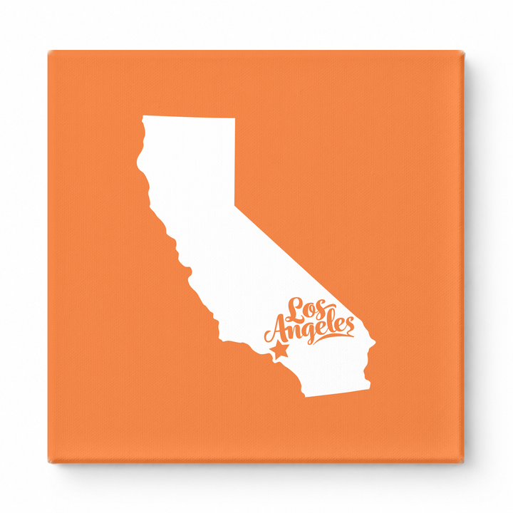 Home Sweet Los Angeles — California State Silhouette