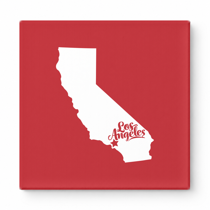 Home Sweet Los Angeles — California State Silhouette