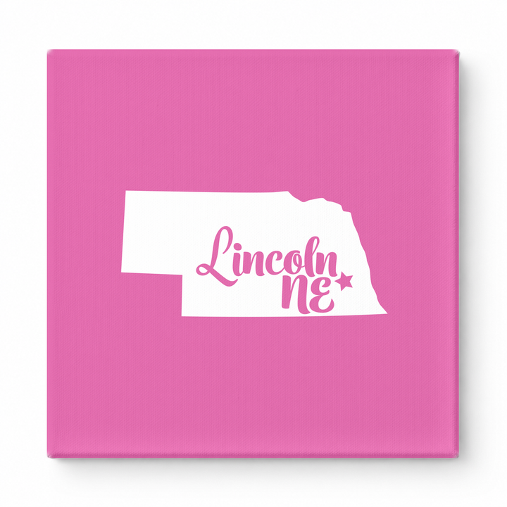 Home Sweet Lincoln — Nebraska State Silhouette