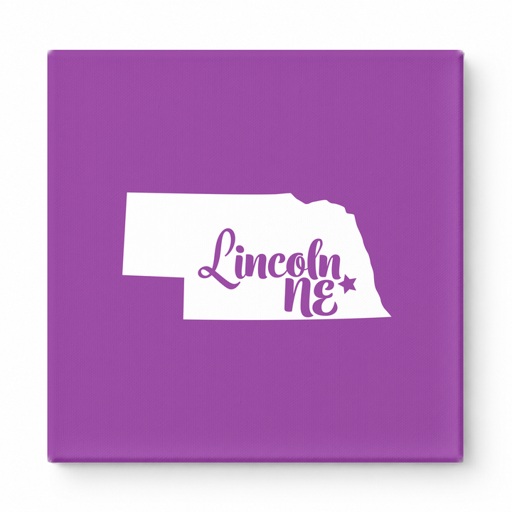 Home Sweet Lincoln — Nebraska State Silhouette