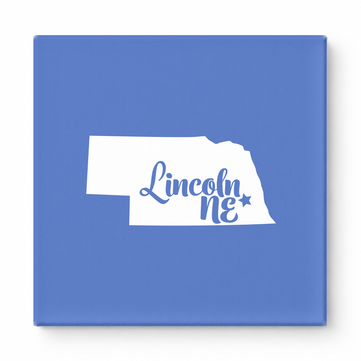 Home Sweet Lincoln — Nebraska State Silhouette