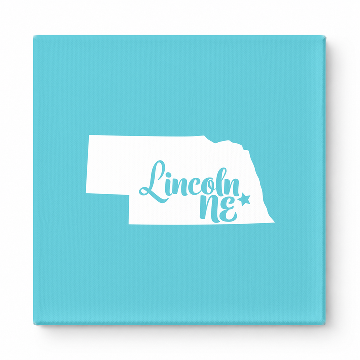 Home Sweet Lincoln — Nebraska State Silhouette
