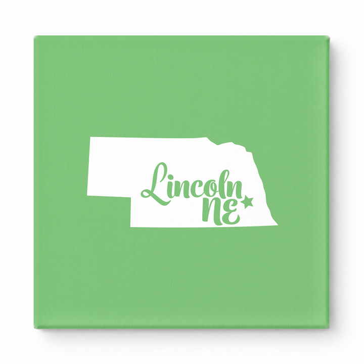 Home Sweet Lincoln — Nebraska State Silhouette
