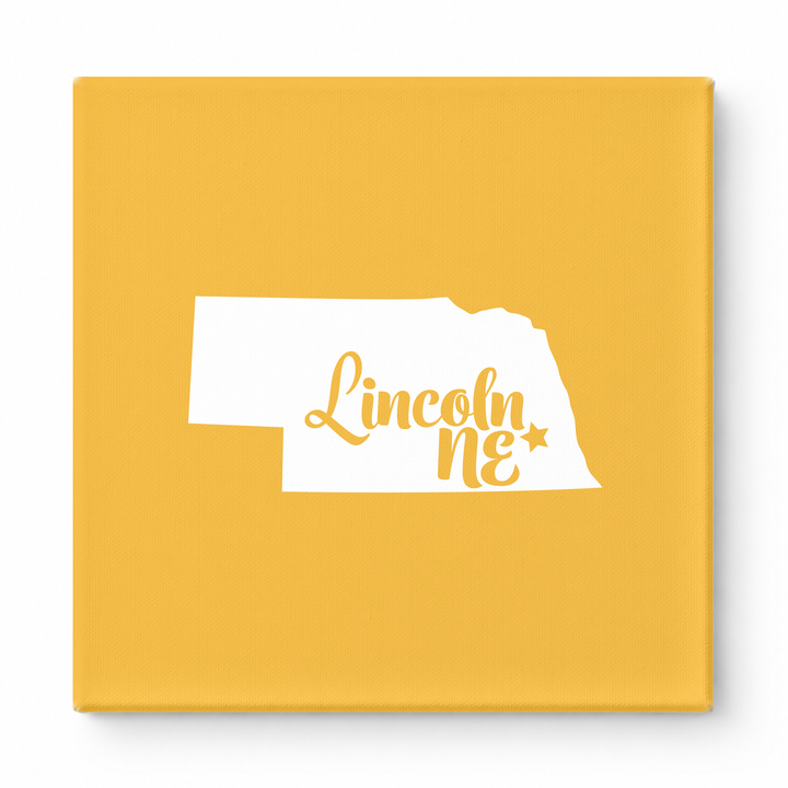 Home Sweet Lincoln — Nebraska State Silhouette