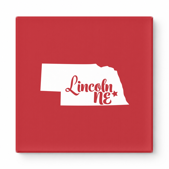 Home Sweet Lincoln — Nebraska State Silhouette