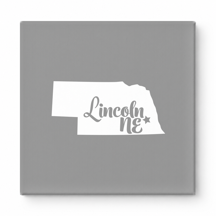 Home Sweet Lincoln — Nebraska State Silhouette