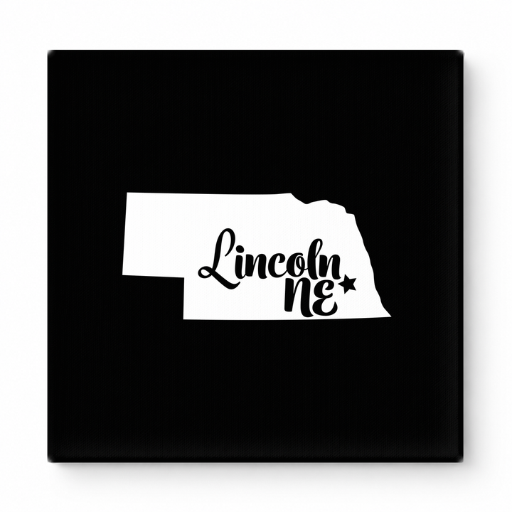 Home Sweet Lincoln — Nebraska State Silhouette