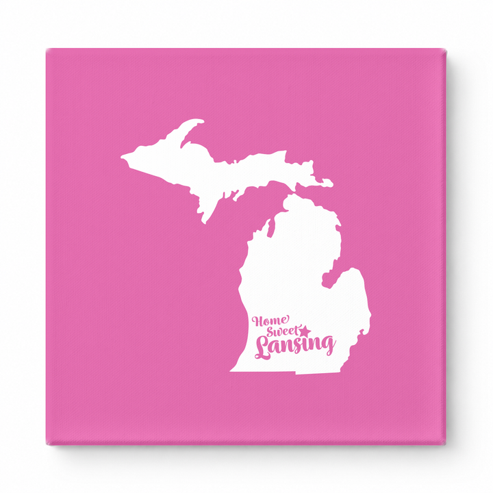 Home Sweet Lansing — Michigan State Silhouette