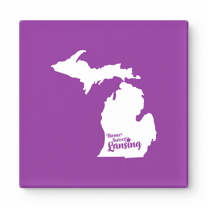 Home Sweet Lansing — Michigan State Silhouette