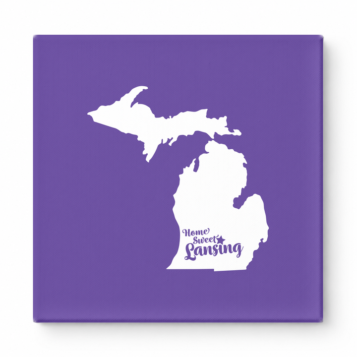 Home Sweet Lansing — Michigan State Silhouette