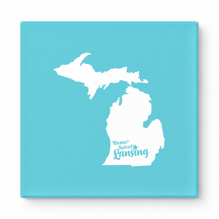 Home Sweet Lansing — Michigan State Silhouette