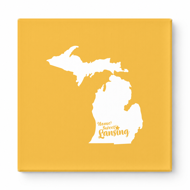 Home Sweet Lansing — Michigan State Silhouette