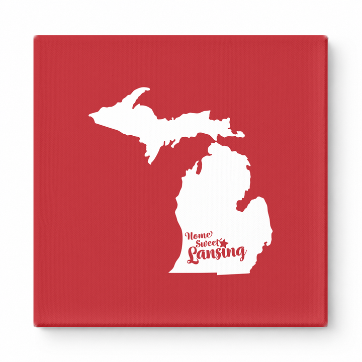 Home Sweet Lansing — Michigan State Silhouette