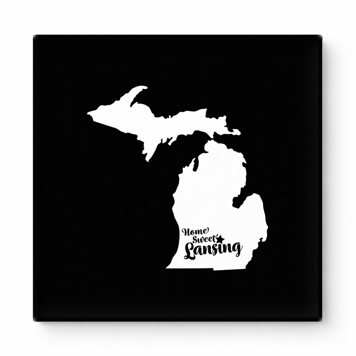 Home Sweet Lansing — Michigan State Silhouette