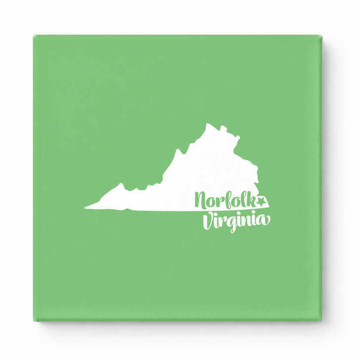 Home Sweet Norfolk — Virginia State Silhouette
