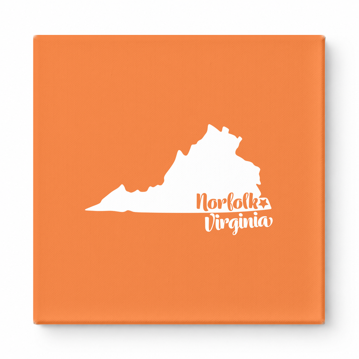 Home Sweet Norfolk — Virginia State Silhouette