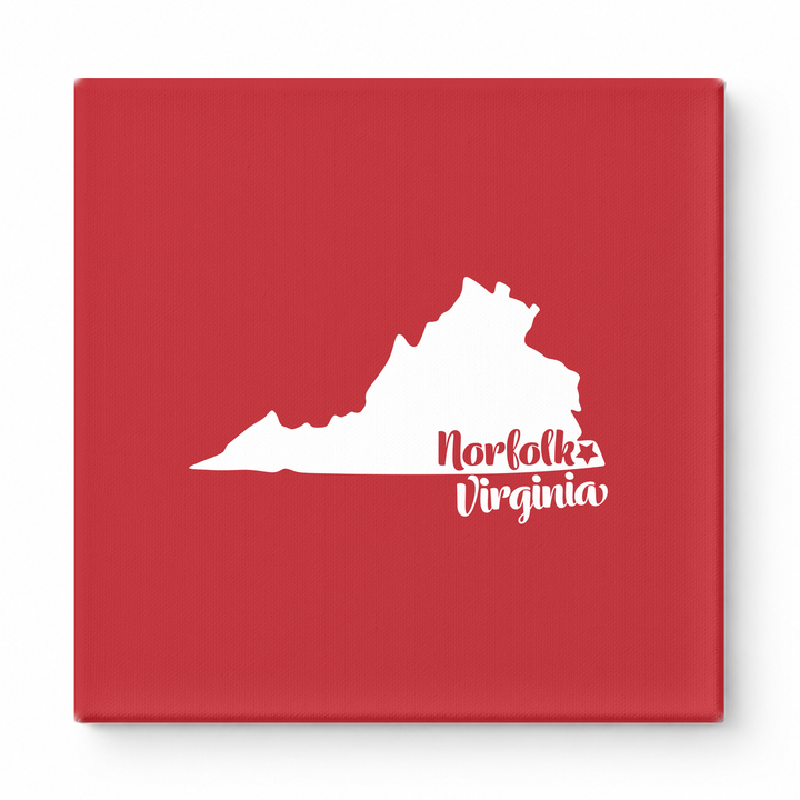 Home Sweet Norfolk — Virginia State Silhouette