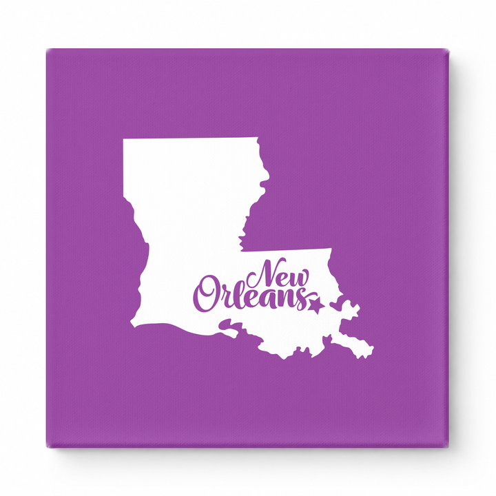 Home Sweet New Orleans — Louisiana State Silhouette