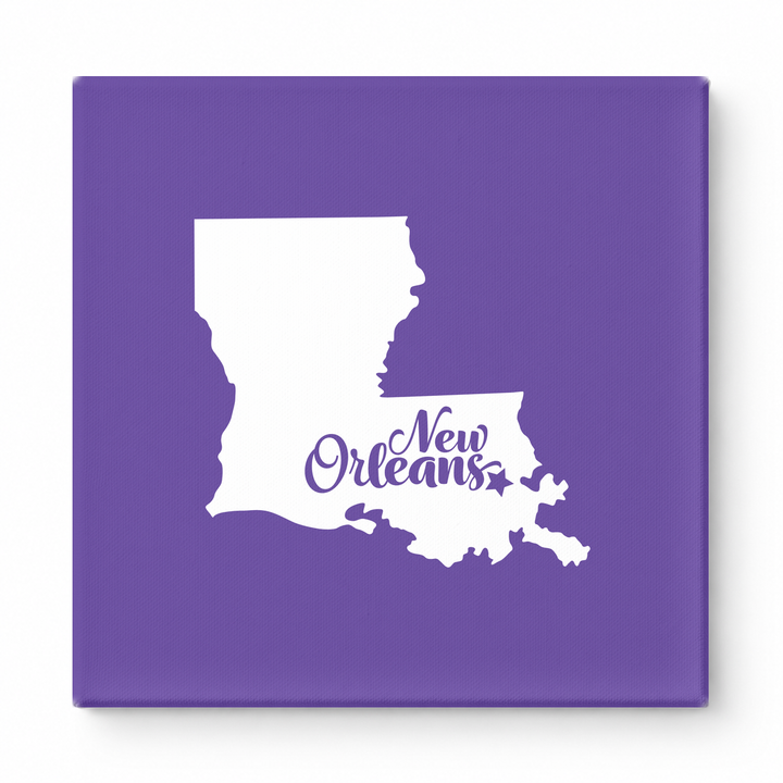 Home Sweet New Orleans — Louisiana State Silhouette