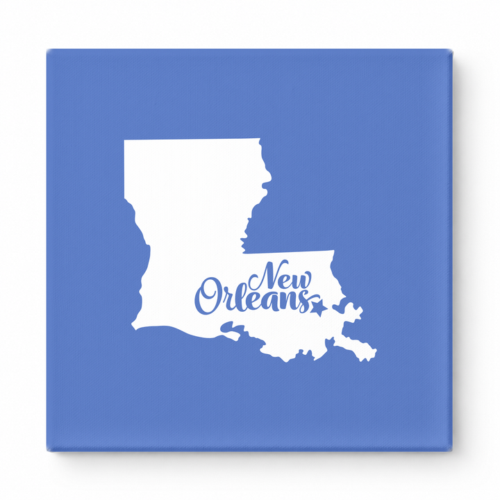 Home Sweet New Orleans — Louisiana State Silhouette
