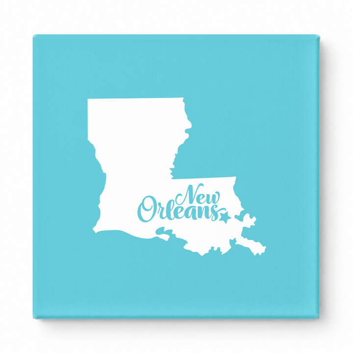 Home Sweet New Orleans — Louisiana State Silhouette
