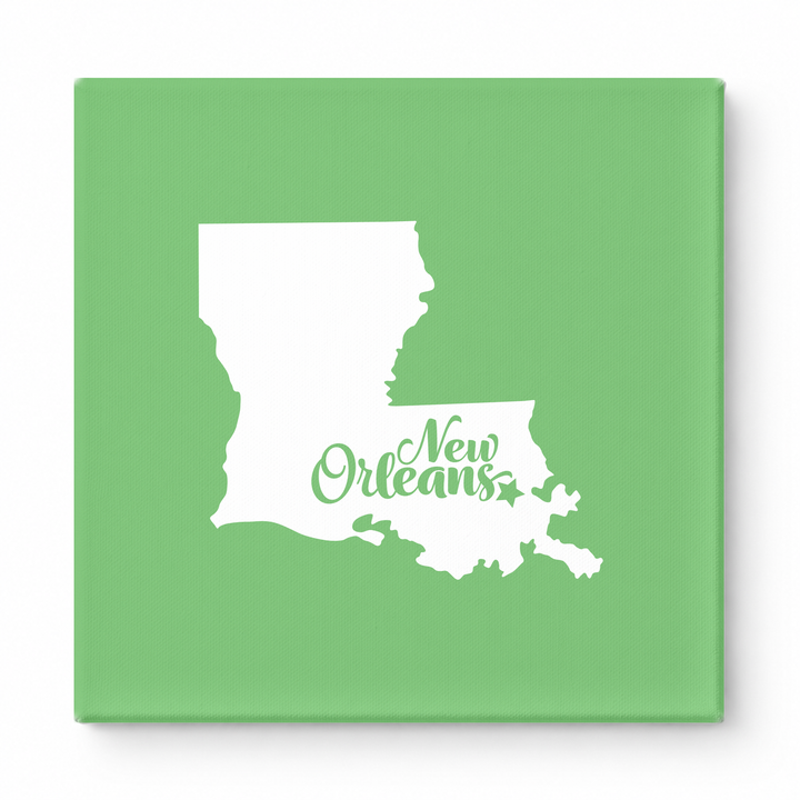 Home Sweet New Orleans — Louisiana State Silhouette