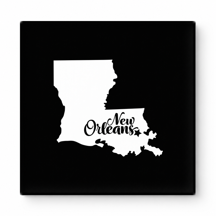 Home Sweet New Orleans — Louisiana State Silhouette