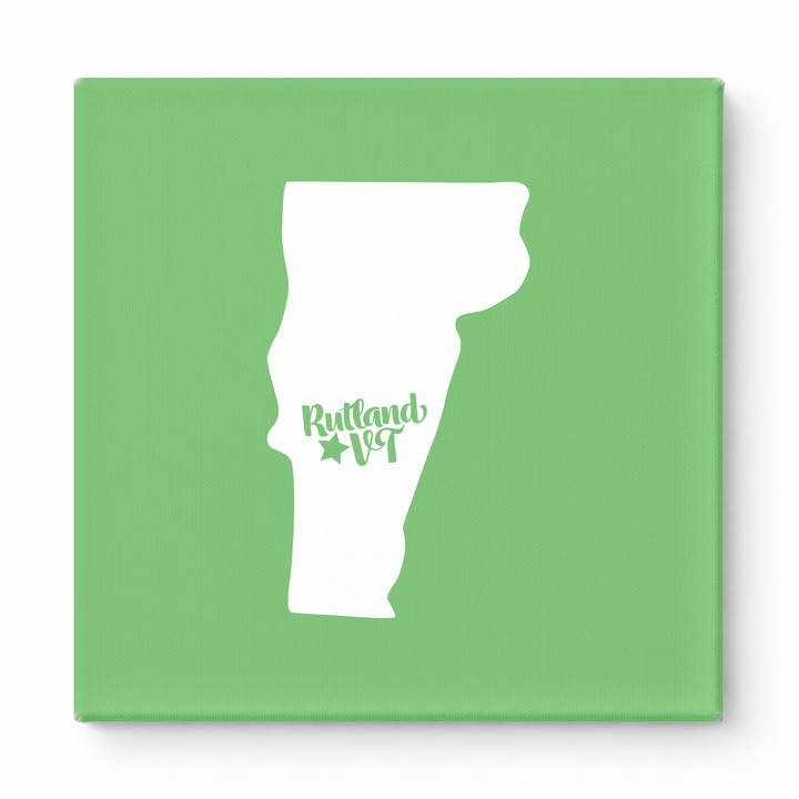 Home Sweet Rutland — Vermont State Silhouette