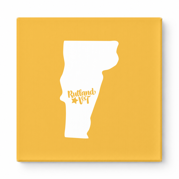 Home Sweet Rutland — Vermont State Silhouette