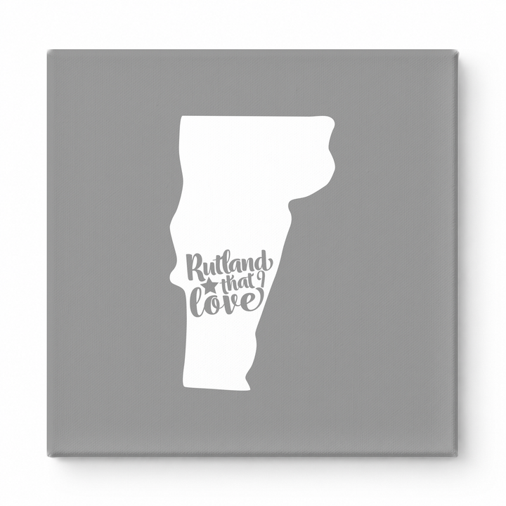 Home Sweet Rutland — Vermont State Silhouette