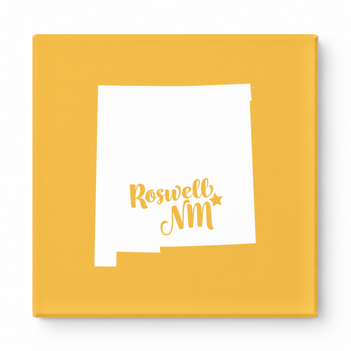 Home Sweet Roswell — New Mexico State Silhouette