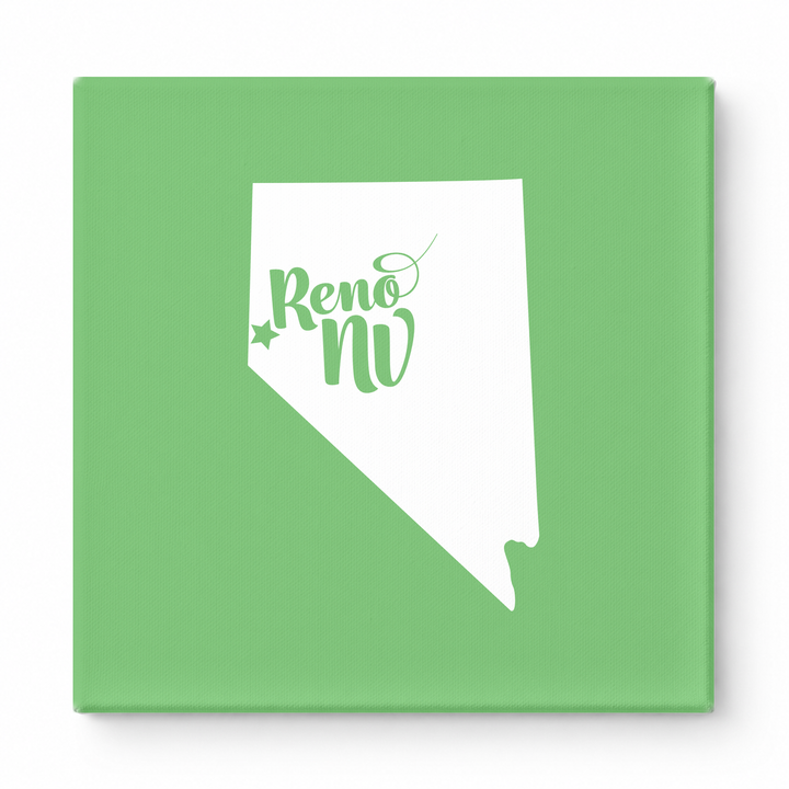 Home Sweet Reno — Nevada State Silhouette