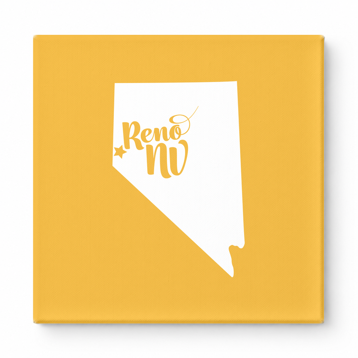 Home Sweet Reno — Nevada State Silhouette