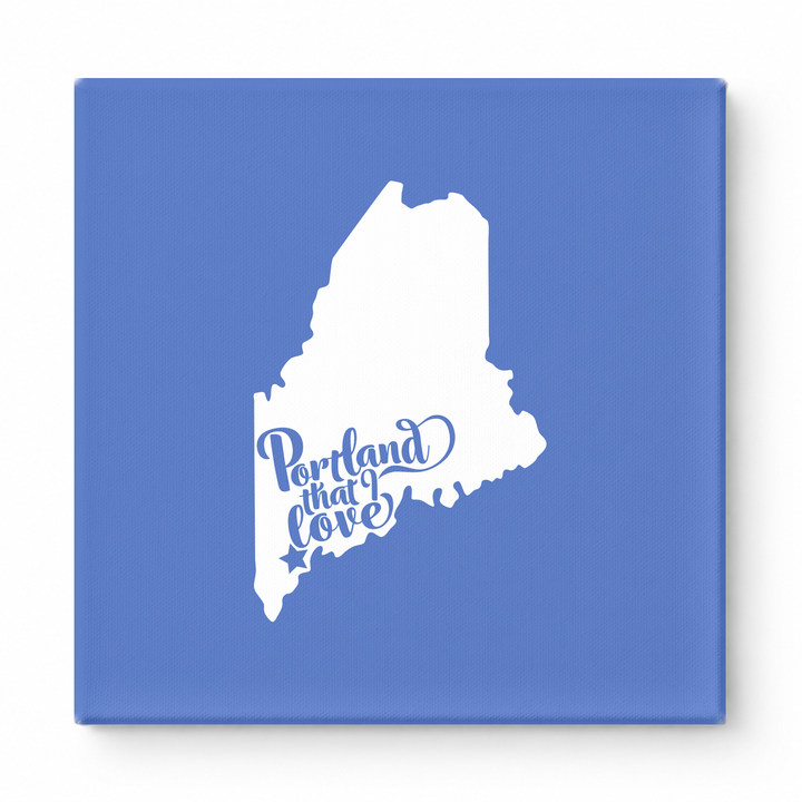 Home Sweet Portland — Maine State Silhouette