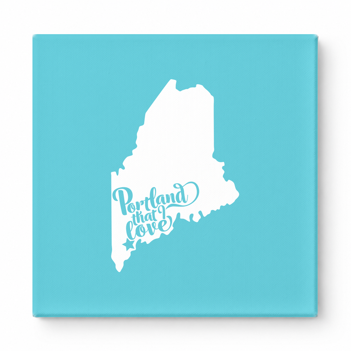 Home Sweet Portland — Maine State Silhouette
