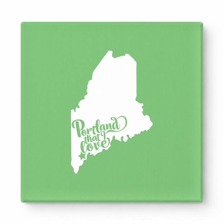 Home Sweet Portland — Maine State Silhouette