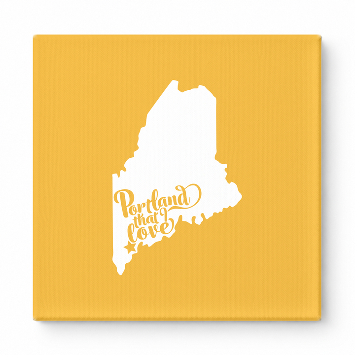 Home Sweet Portland — Maine State Silhouette