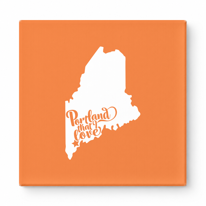 Home Sweet Portland — Maine State Silhouette