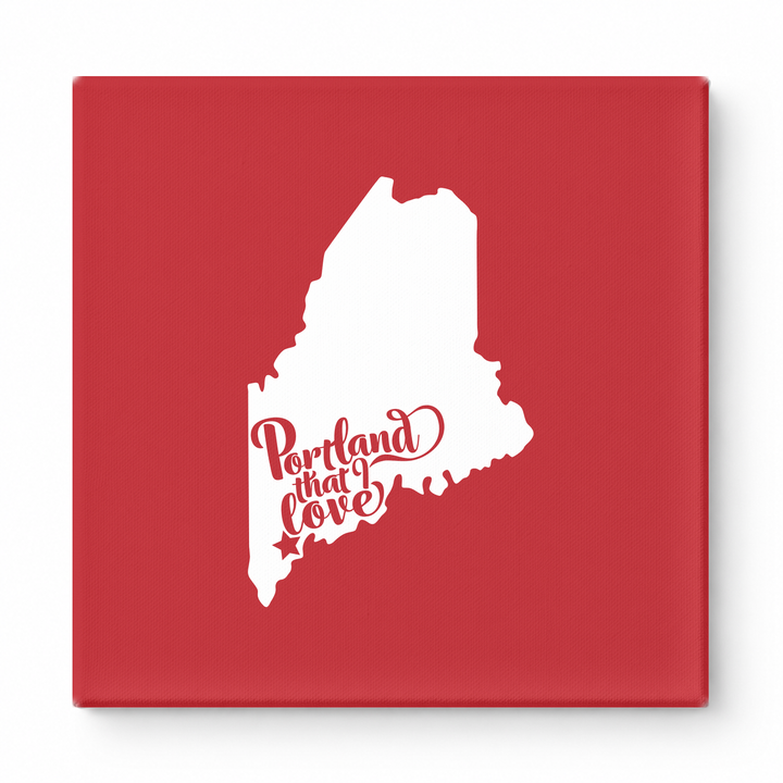 Home Sweet Portland — Maine State Silhouette