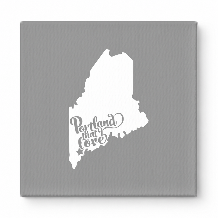 Home Sweet Portland — Maine State Silhouette