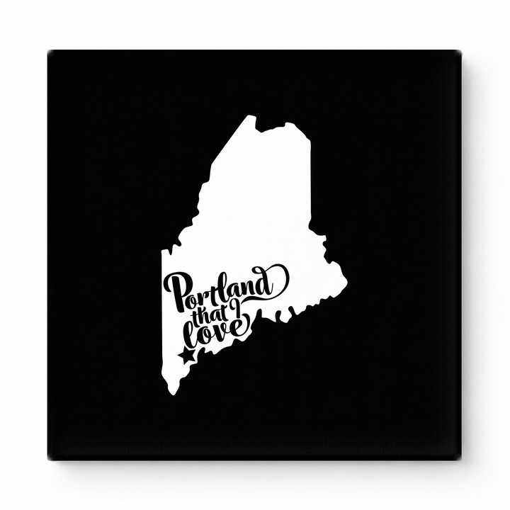 Home Sweet Portland — Maine State Silhouette