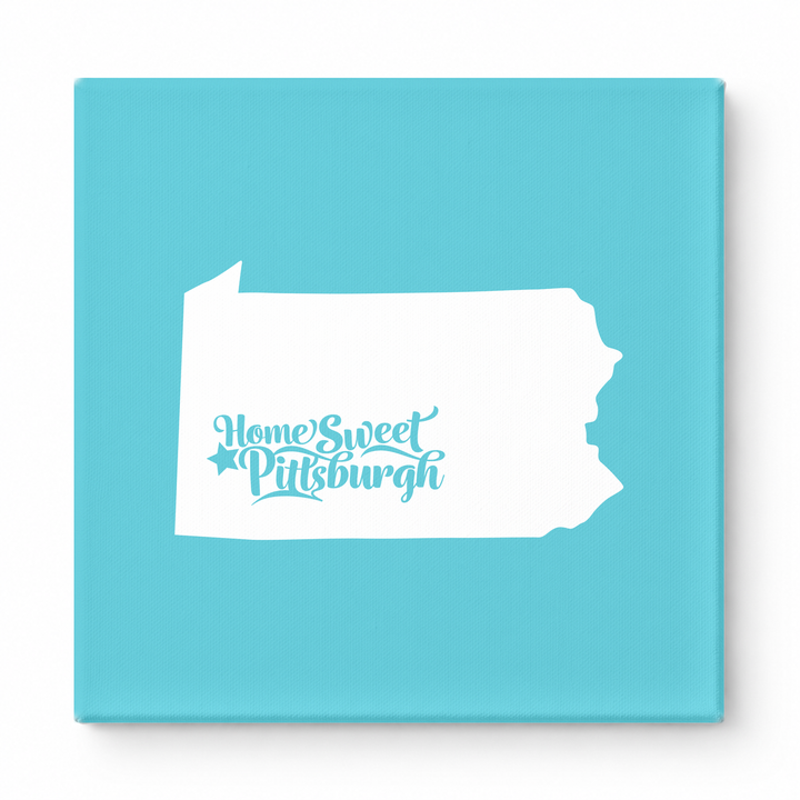 Home Sweet Pittsburgh — Pennsylvania State Silhouette