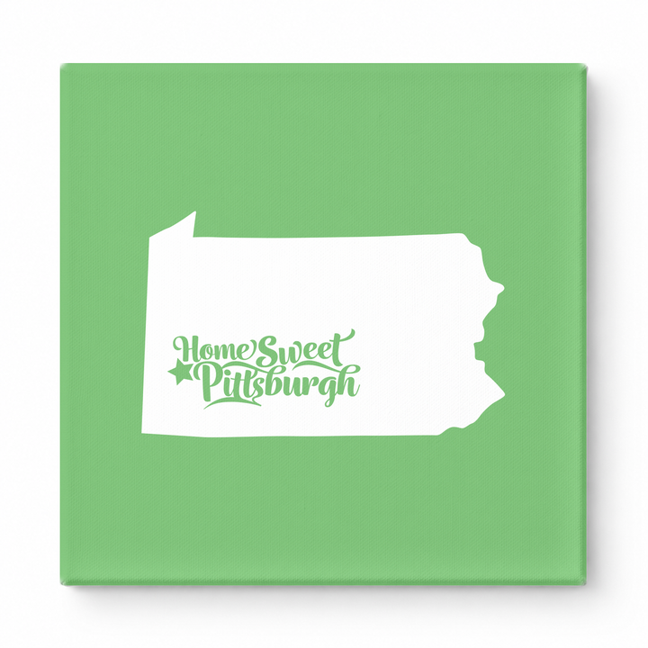 Home Sweet Pittsburgh — Pennsylvania State Silhouette