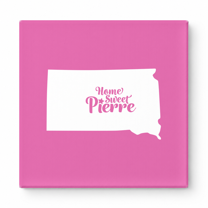 Home Sweet Pierre — South Dakota State Silhouette