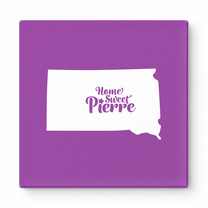 Home Sweet Pierre — South Dakota State Silhouette
