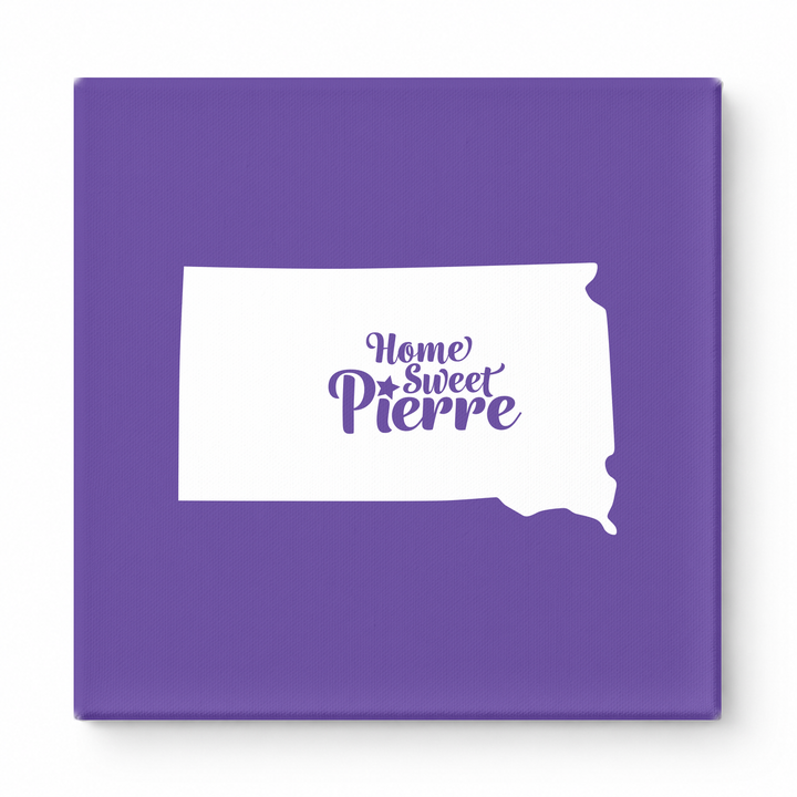 Home Sweet Pierre — South Dakota State Silhouette