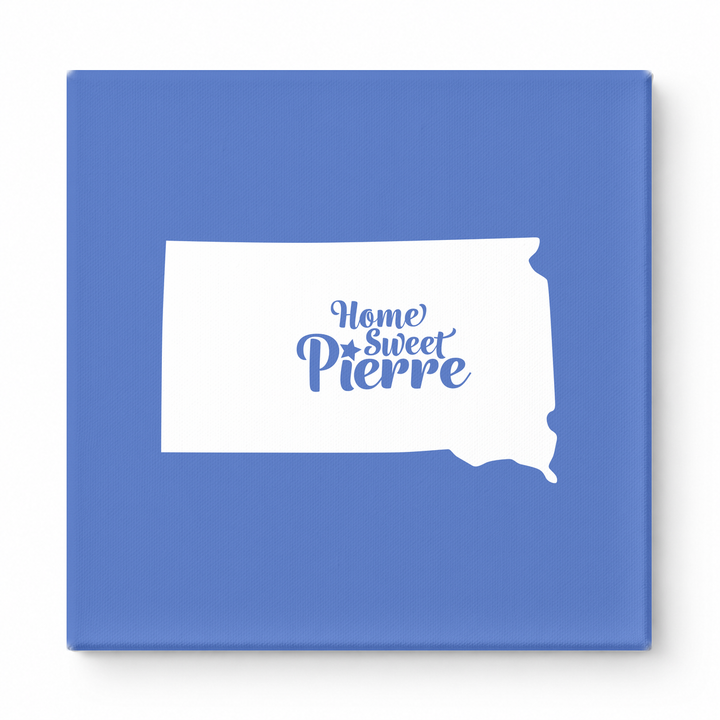 Home Sweet Pierre — South Dakota State Silhouette